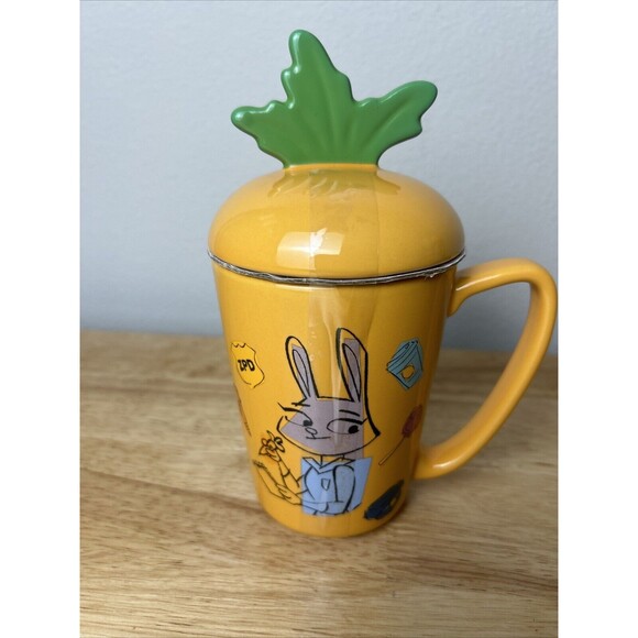 Disney Zootopia ZPD Judy Hopps Carrot Mug with Lid - Picture 1 of 10